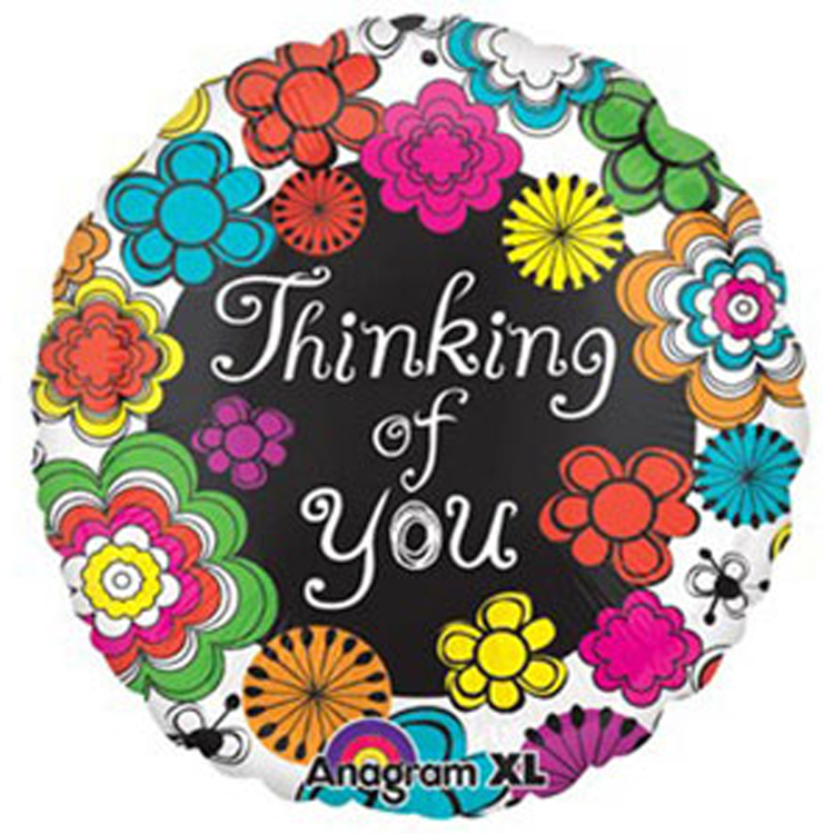 21" Thinking Of You Flowers Colorblast
