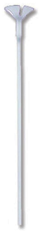 16" White Balloon Stick + Clear Cup (100)