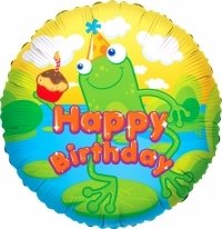  18" Happy Birthday Frog