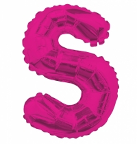 16" Hot Pink Letter S