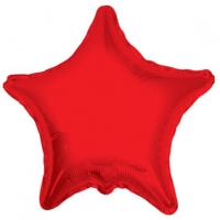 18" Metallic Red Star