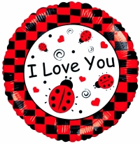 18"  Love You Checkerboard