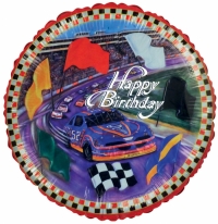 18" Happy Birthday Racing Car