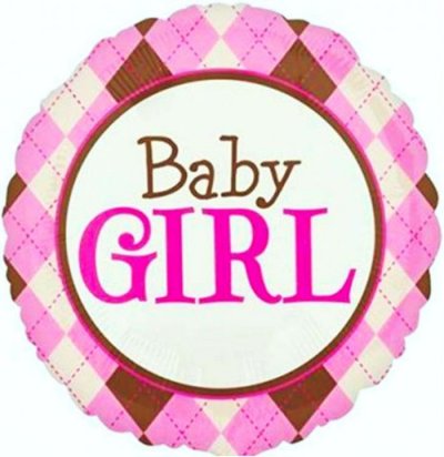 32" Baby Girl Argyle XL 