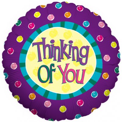 18" Thinking Of You Dots