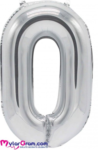 16" Silver Letter O (Unpackaged)