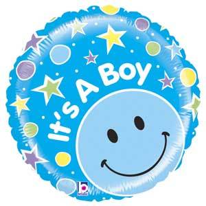 21" It's A Boy Smile Mighty Bright