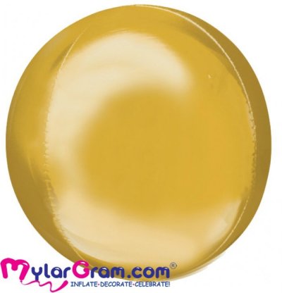 22" Gold Ball Shape 4D