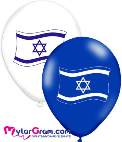 12" Israel Flag