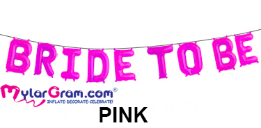 16" Bride To Be Pink Kit