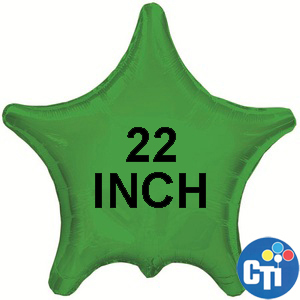 22" Green Star