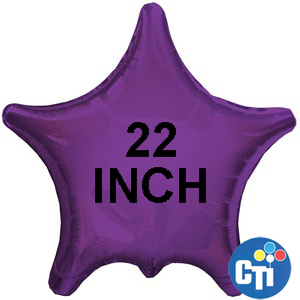 22" Purple Star
