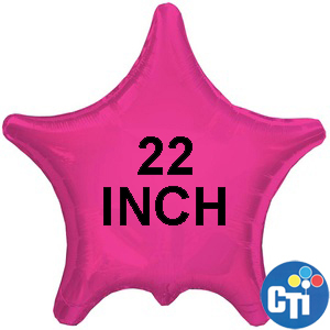 22" Hot Pink Star