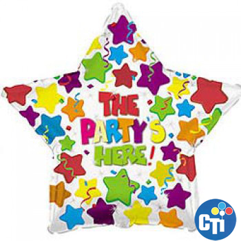31" The Party's Here Star