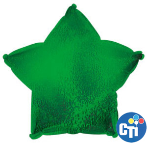 18" Green Dazzle Star