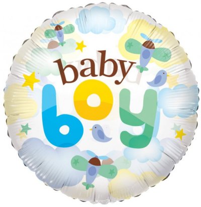 24" Baby Boy Clear  Airplanes