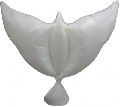 40" White Dove Balloon