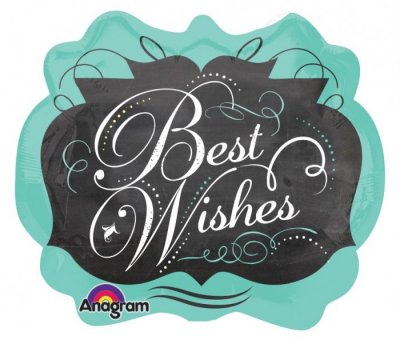 28" *Best Wishes Chalkboard
