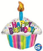 24" Happy Birthday Cup Cakes