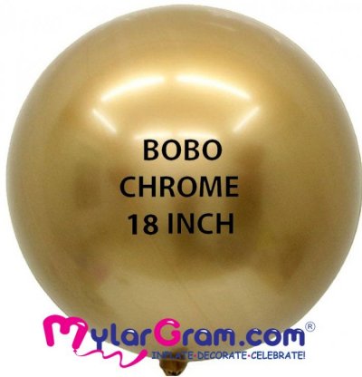 18" BOBO Gold Ball Shape 4D