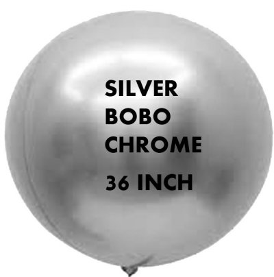 36" BOBO Silver Ball Shape 4D