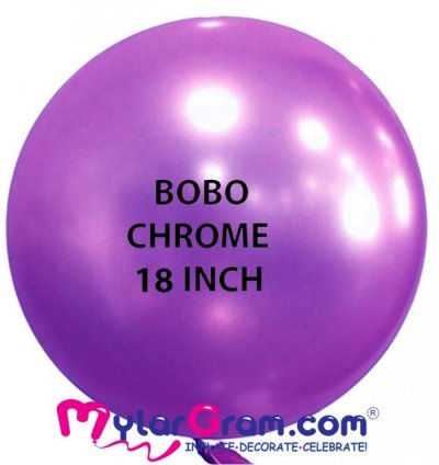 18" BOBO Purple Ball Shape 4D