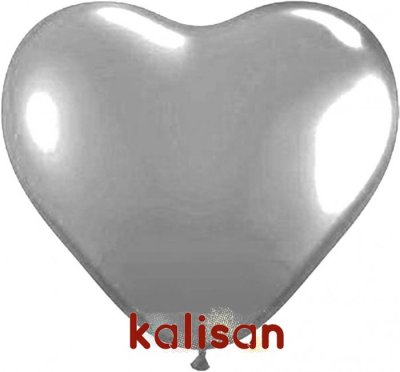 12" Heart Silver Chrome 5002 KALISAN 