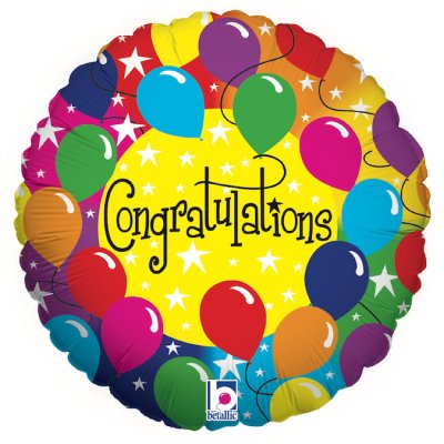 18" Congratulations Balloons