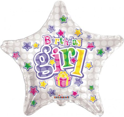18" Birthday Girl Star