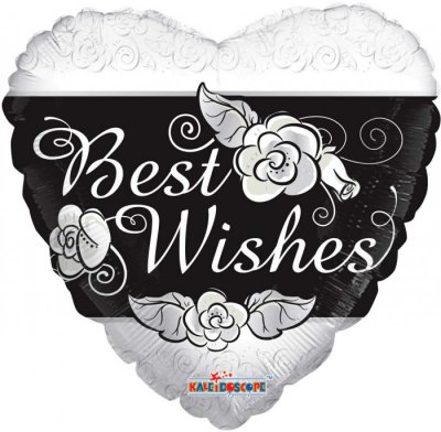 18" Best Wishes Heart