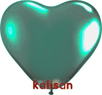 12" Heart Green Chrome 5006 KALISAN 