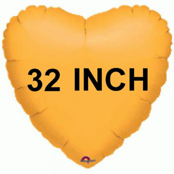 32" Gold Heart