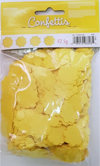 Confetti Yellow Flowers 42.5grm