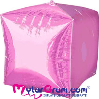 22" Light Pink Cube 4D 