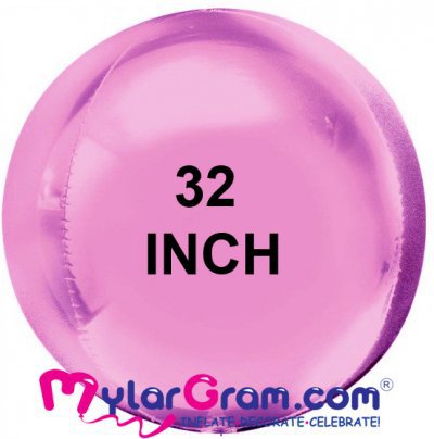 32" Pink Ball Shape 4D