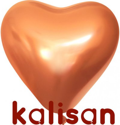 12" Heart Copper Chrome 5008 KALISAN (100pcs)