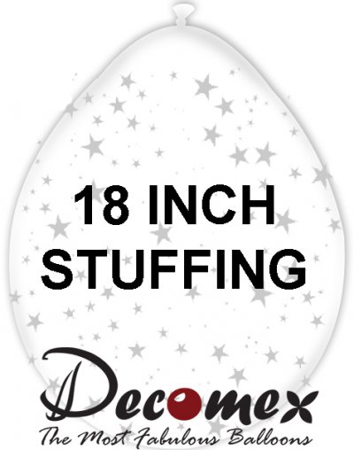 18" Wide Neck Clear Stars DECOMEX 