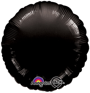 18" Metallic Black Round ANAGRAM