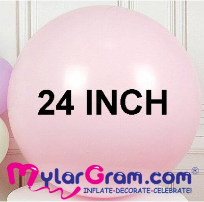 24" Macaron Pink Jumbo Balloon (50)