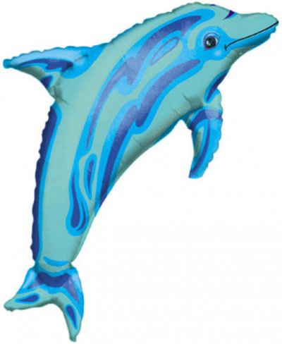 37" Ocean Blue Dolphin