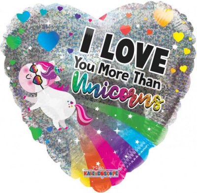 18" I Love You More Than Unicorn