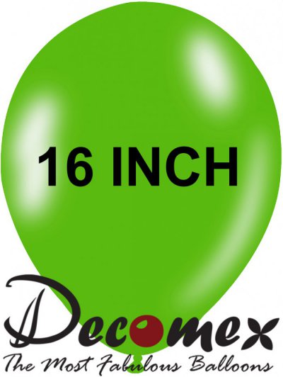 16" Lime Green 262 DECOMEX (25pcs)