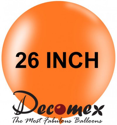 26" Round Orange 130 DECOMEX (10pcs)