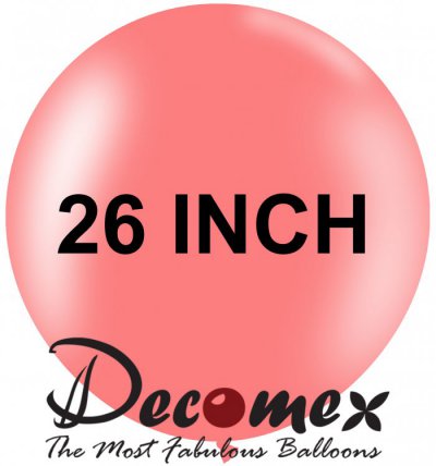 26" Round Macaron Pink 222 DECOMEX (10pcs)