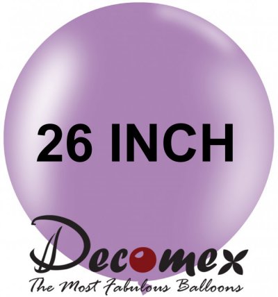 26" Round Macaron Lavender 250 DECOMEX (10pcs)