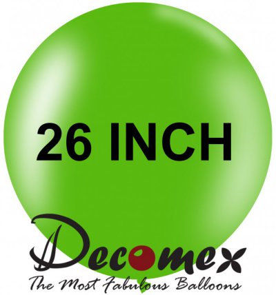 26" Round Lime Green 262 DECOMEX (10pcs)