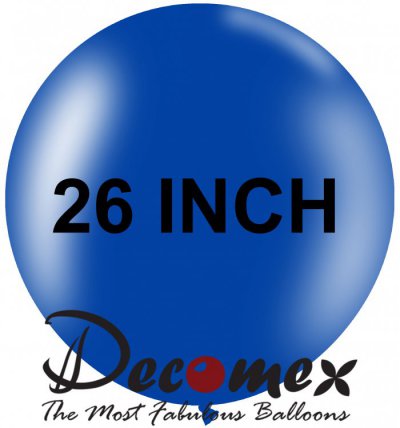 26" Round Royal Blue 276 DECOMEX (10pcs)