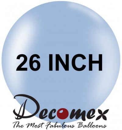 26" Round Macaron Sky Blue 277 DECOMEX (10pcs)