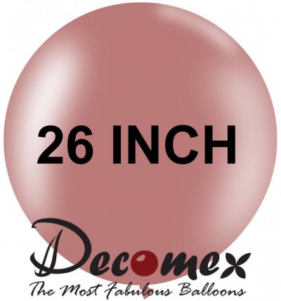 26" Round Metallic Pink Rose Gold 445  DECOMEX (10pcs)
