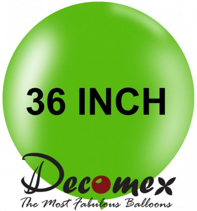 36" Round Lime Green 262 DECOMEX (5pcs)